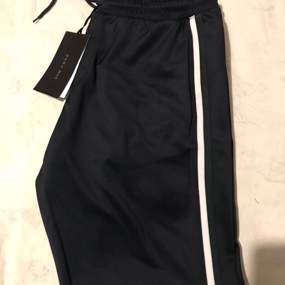 Zara New Navy Blue Pants - Picture 3 of 5